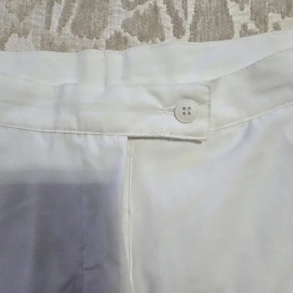Set Of 2 Charter Club Womens Golf Shorts Size 14 Blue & White Polyester - Picture 16 of 16